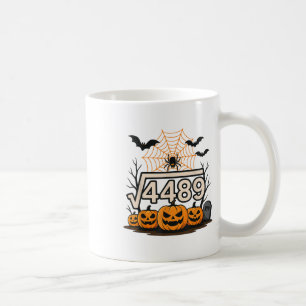 Caneca De Café Quadrado engraçado de Halloween Raiz 4489 67 Meme 