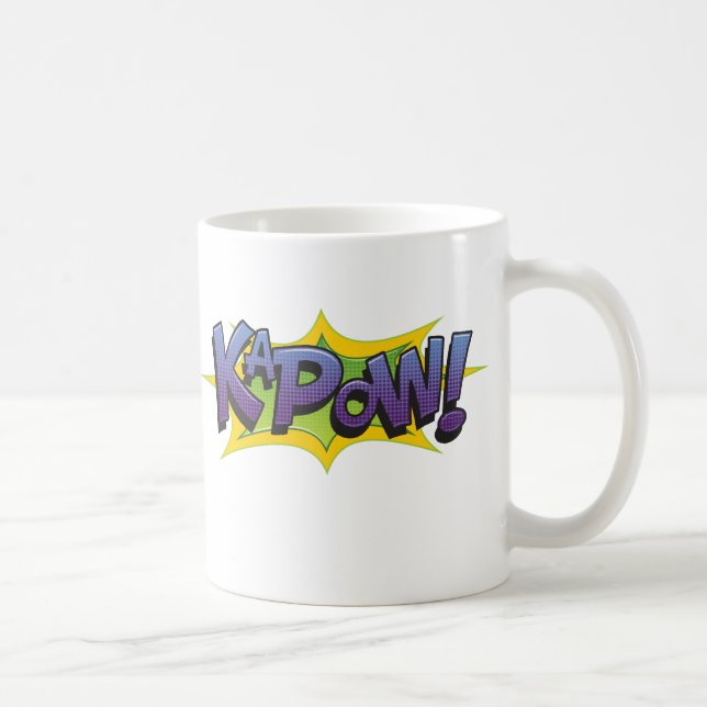 Caneca De Café Quadrinho KaPow! (Direita)