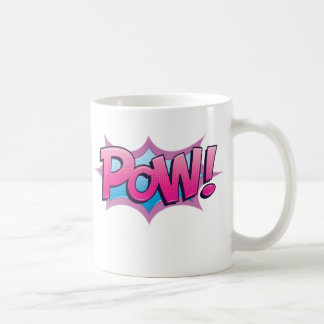 Caneca De Café Quadrinho Pow!