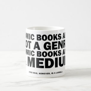 Caneca De Café quadrinhos não são um gênero