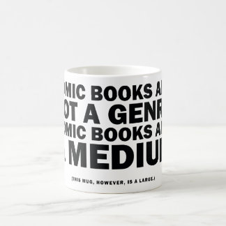Caneca De Café quadrinhos não são um gênero