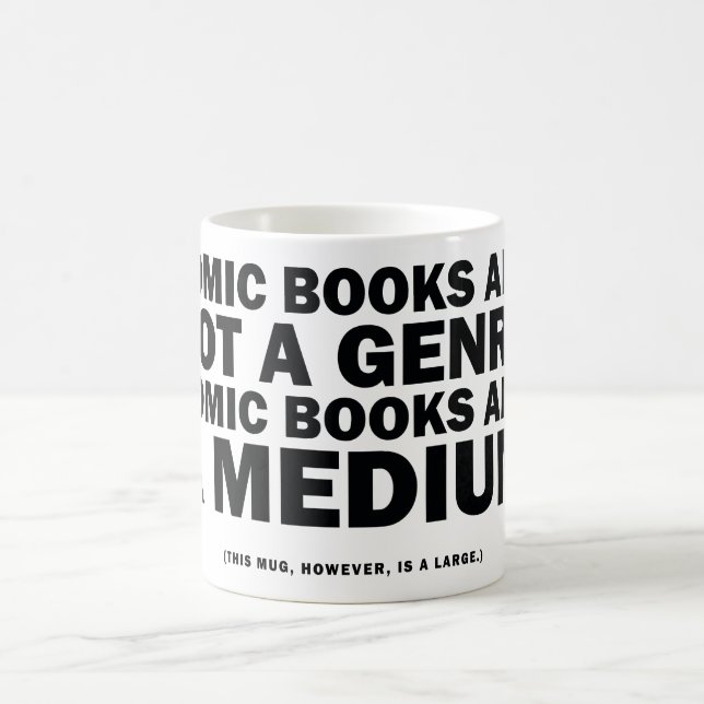 Caneca De Café quadrinhos não são um gênero (Centro)