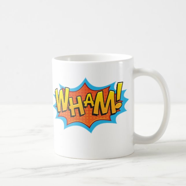 Caneca De Café Quadrinhos Wham! (Direita)
