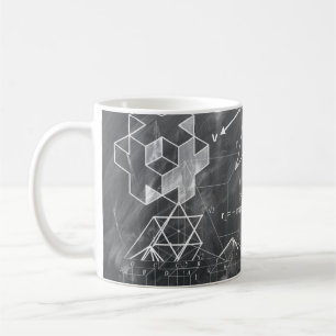 Caneca De Café Quadro da geometria