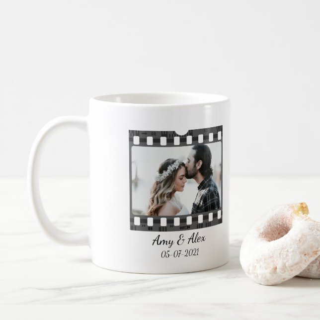 Caneca De Café Quadro de Imagens Personalizadas do filme da Tendy (Com Donut)