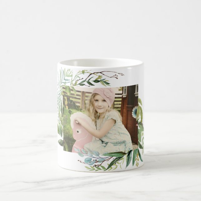 Caneca De Café Quadro verde com foto (Centro)