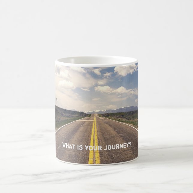 Caneca De Café qual é a sua jornada? (Centro)