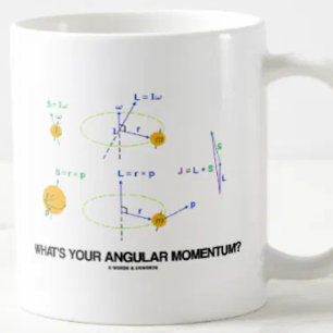 Caneca De Café Qual é o seu momento angular? (Diagramas Físicos)