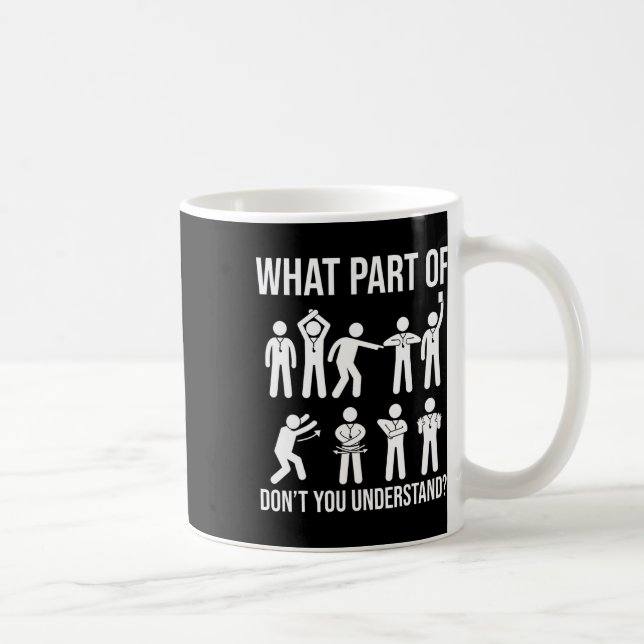 Caneca De Café Qual Parte De Não Você Entende Árbitro De Futebol  (Direita)