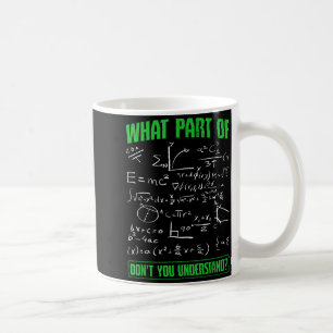 Caneca De Café Qual Parte Você Não Entende Estudante de Engenhari