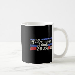 Caneca De Café Qualquer Adulto Em Funcionamento 2028 Eleição Retr