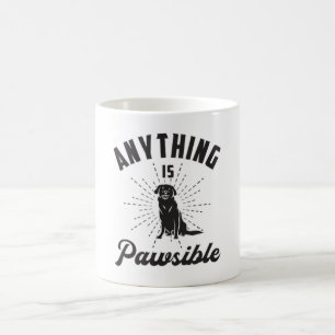 Caneca De Café Qualquer Coisa É Pawsible Labrador Retriever Dog