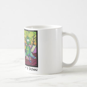 Caneca De Café Quando a nossa mosca cair, a Psiquiatria é engraça