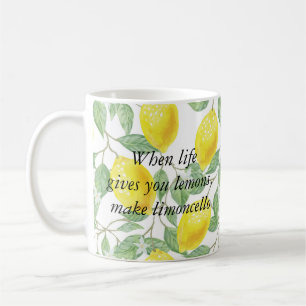 Caneca De Café Quando a vida te dá limões, faz limoncelo