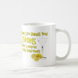 Caneca De Café Quando A Vida Te Dá Limões Fazem Lemon Vodka Marti