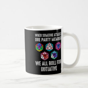 Caneca De Café Quando Alguém Ataca Um Membro De Um Grupo, Dice Lg