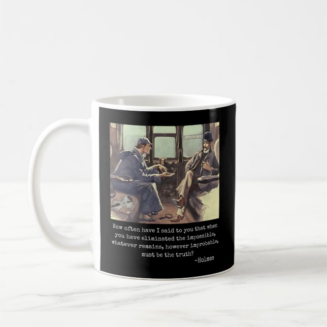 Caneca De Café Quando Eliminou Os Detenções Impossíveis Quo (Esquerda)