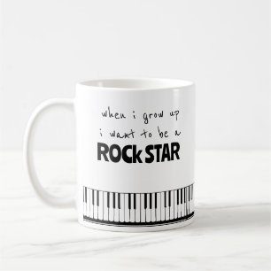 Caneca De Café Quando Eu Cresço, Torneio De Café Rock Star