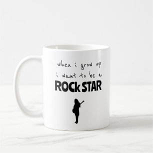 Caneca De Café Quando Eu Cresço, Torneio De Café Rock Star