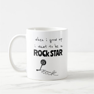Caneca De Café Quando Eu Cresço, Torneio De Café Rock Star
