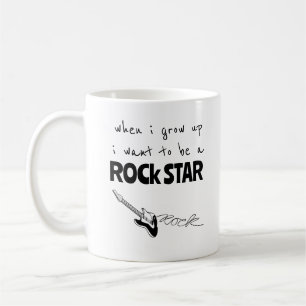 Caneca De Café Quando Eu Cresço, Torneio De Café Rock Star