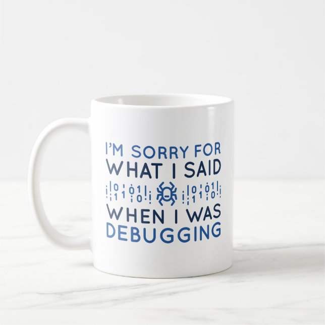 Caneca De Café Quando Eu Estava Depurando (Esquerda)
