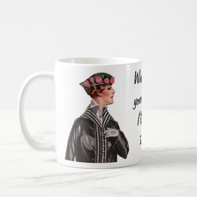 Caneca De Café Quando eu quiser sua opinião… (Esquerda)