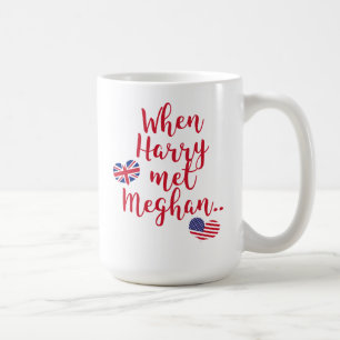 Caneca De Café Quando Harry encontrou o casamento real de Meghan