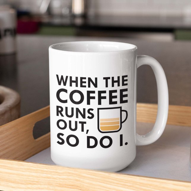 Caneca De Café Quando O Café Sai Do Café (Criador carregado)