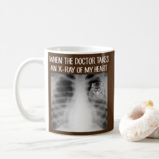 Caneca De Café Quando O Doutor Faz Raio X Do Meu Coração, Persa E