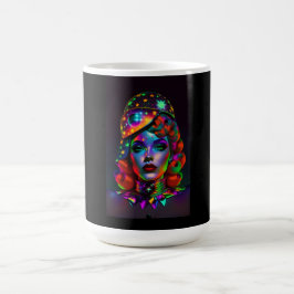 Caneca De Café Quando o preto pousou em vermelho - Ken Gage Art