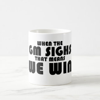 Caneca De Café Quando os suspiros do GM