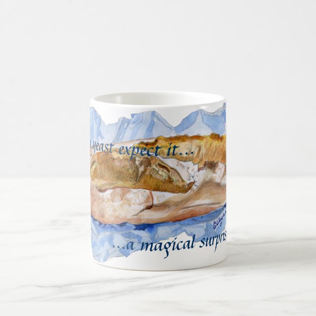 Caneca De Café Quando você espera.... Pão francês Mug (Centro)
