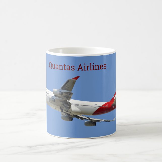 CANECA DE CAFÉ QUANTAS AERONAVES AUSTRÁLIA (Centro)