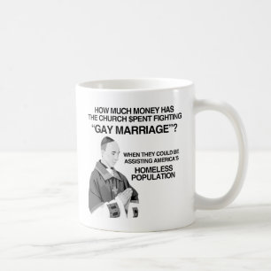 CANECA DE CAFÉ QUANTO DINHEIRO A IGREJA GASTOU PARA LUTAR GAY