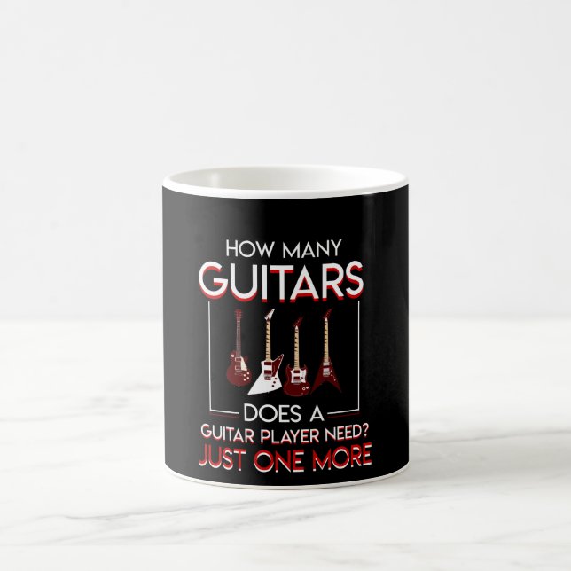 Caneca De Café Quanto uma necessidade uma do guitarrista mais (Centro)