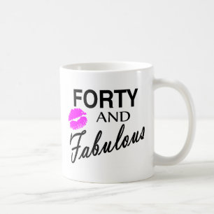 Caneca De Café Quarenta e fabuloso