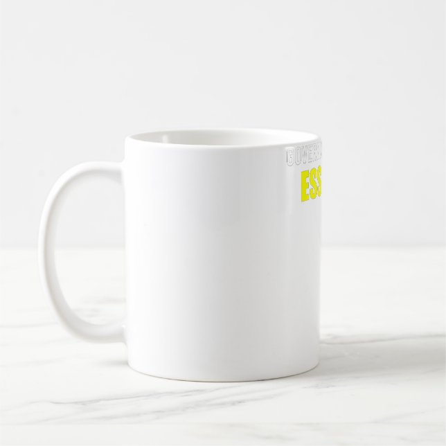 Caneca De Café Quarentena de Enfermeiro de Trabalho 2020 (Esquerda)