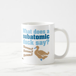 Caneca De Café Quark do pato da chalaça