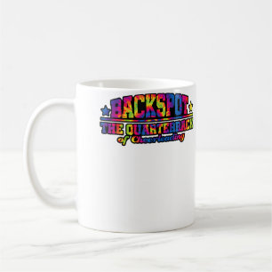 Caneca De Café Quarterback de Backspot de Líder de Torcida T