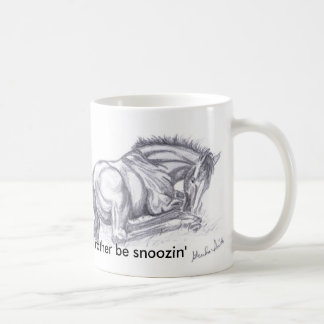 Caneca De Café QuarterHorseFoalPencil, eu preferencialmente seria