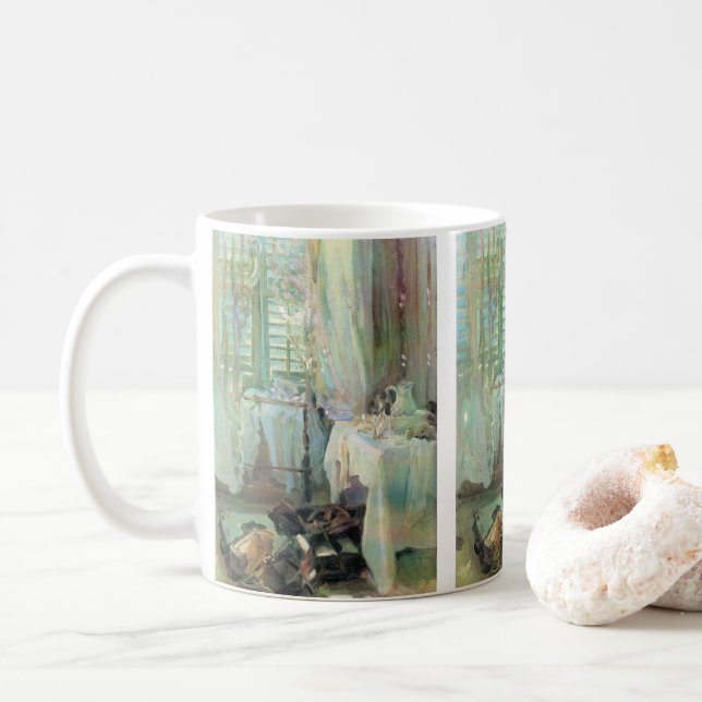 Caneca De Café Quarto de Hotel por John Singer Sargent (Com Donut)