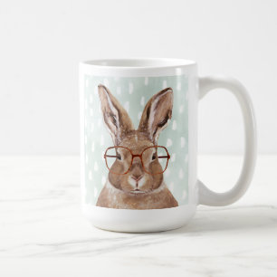 Caneca De Café Quarto de Olhos Coelho