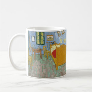 Caneca De Café Quarto de Van Gogh em Arles - Clássico Amarelo e A