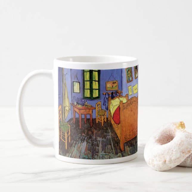 Caneca De Café Quarto de Vincent em Arles (Com Donut)