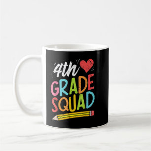 Caneca De Café Quarto Gráfico de Professores Equipe de Estudantes
