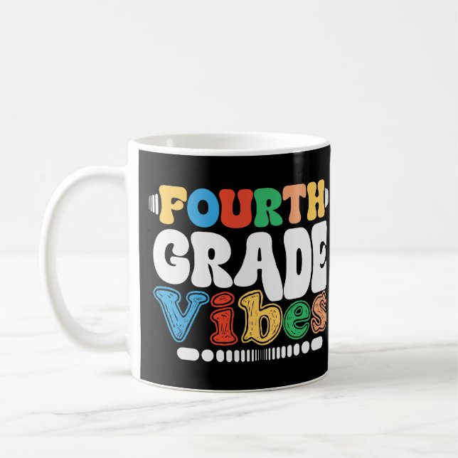 Caneca De Café Quarto Grau Vibes 4º Grau de Volta à Escola (Esquerda)