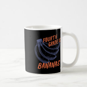Caneca De Café Quarto Professor da 4ª Série Bananas Professor Cri