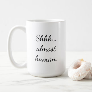 Caneca De Café Quase humano.