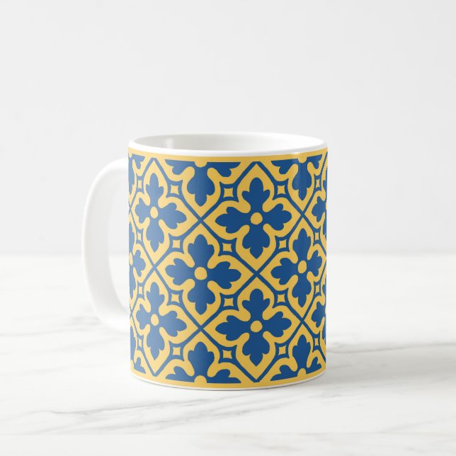 Caneca De Café Quatrefoil Quatrefoil Café Mug (Frente Esquerda)